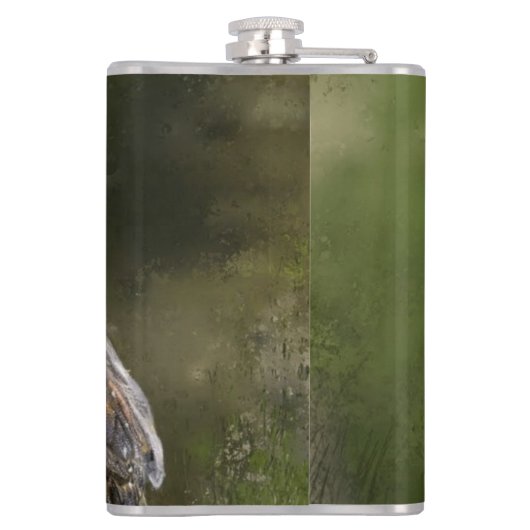 Western-Schälkolben Flachmann (Rückseite)