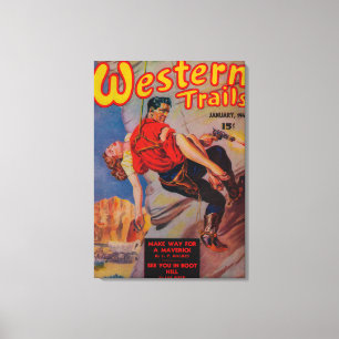 Western schleppt Titelseite3 Leinwanddruck