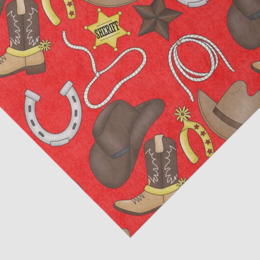 Western Seidenpapier (Detail)