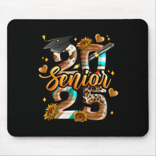 Western Senior 2025 Cowhid Abschluss Cl von 2025 Mousepad