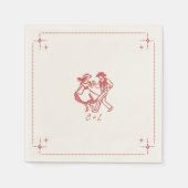 Western-Serviette Serviette (Vorderseite)