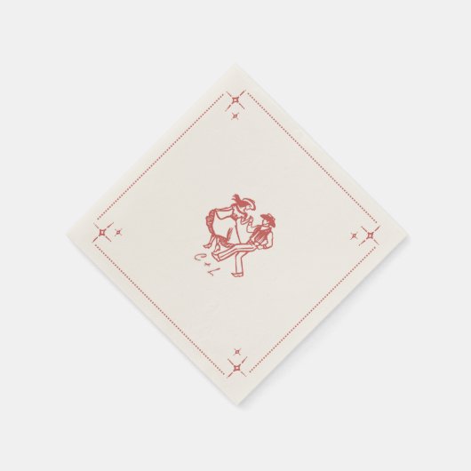 Western-Serviette Serviette (Ecke)