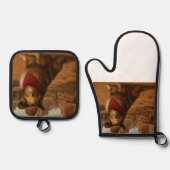 Western Sheltie Ofenhandschuh & Topflappen-Set (Vorderseite)