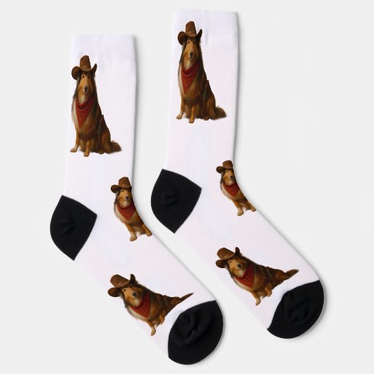 Western Sheltie Socken (Rechts)