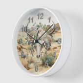 Western-Skulptur Uhr (Winkel)