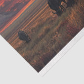 Western Sky Cowboy Tour Entdeckungsreise Seidenpapier (Ausschnitt)