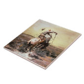 Western "Slick Rider" Kunst von Charles M. Russell Fliese (Seite)