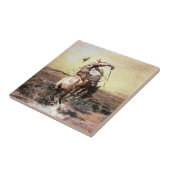 Western "Slick Rider" Kunst von Charles M. Russell Fliese (Seite)