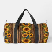 Western Sonnenblume Duffle Bag (Rückseite)