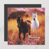 Western-Sonnenuntergang Einladung (Vorne/Hinten)