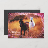 Western-Sonnenuntergang Einladung (Vorne/Hinten)