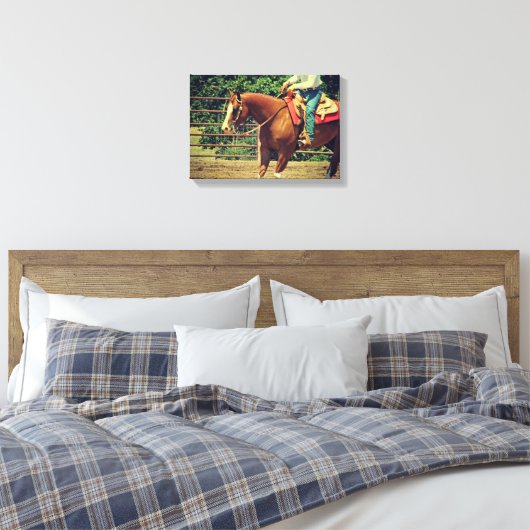 Western Sorrel Leinwanddruck (Insitu (Schlafzimmer))