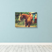 Western Sorrel Leinwanddruck (Insitu (Holzboden))