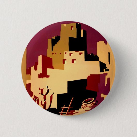 Western Southwest Pueblo WPA National Button (Vorderseite)
