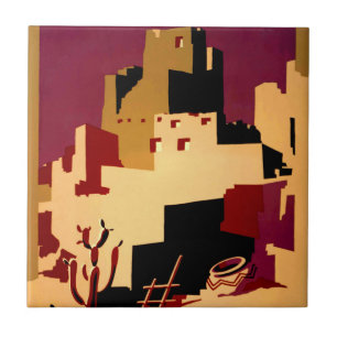 Western Southwest Pueblo WPA National Fliese