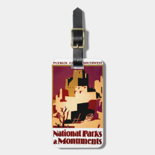 Western Southwest Pueblo WPA National Gepäckanhänger