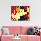 Western Southwest Pueblo WPA National Leinwanddruck (Insitu (Wohnzimmer))