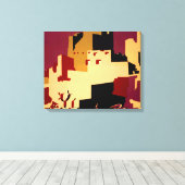 Western Southwest Pueblo WPA National Leinwanddruck (Insitu (Holzboden))