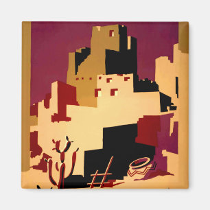 Western Southwest Pueblo WPA National Magnet