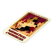 Western Southwest Pueblo WPA National Magnet (Linke Seite)