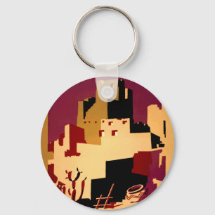 Western Southwest Pueblo WPA National Schlüsselanhänger