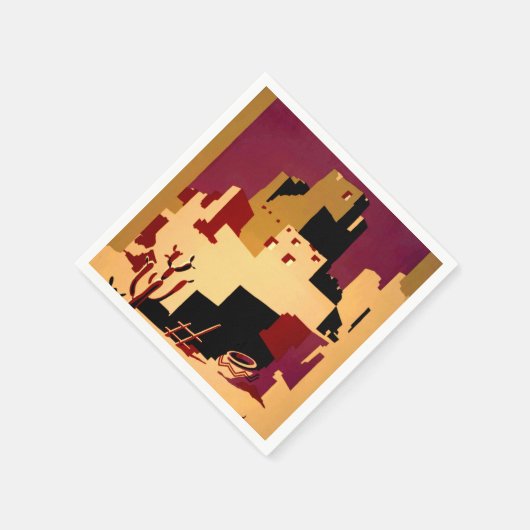 Western Southwest Pueblo WPA National Serviette (Ecke)