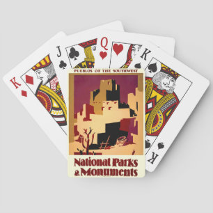 Western Southwest Pueblo WPA National Spielkarten