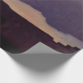 Western "Spätnachmittag" Art von Maynard Dixon Geschenkpapier (Ecke)