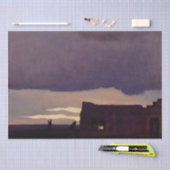 Western "Spätnachmittag" Art von Maynard Dixon Seidenpapier (Handwerk)