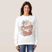 Western Spooky Babe Ghost Halloween Sweatshirt (Vorne ganz)