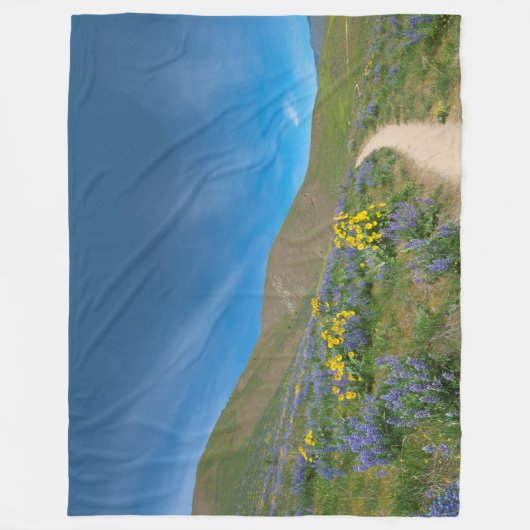 Western Spring Bloom Fleecedecke (Vorderseite)