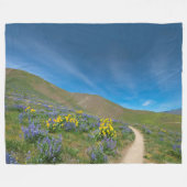 Western Spring Bloom Fleecedecke (Vorderseite (Horizontal))