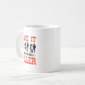 Western Square tanzt Design für einen Square Dance Kaffeetasse (Vorderseite Links)