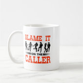 Western Square tanzt Design für einen Square Dance Kaffeetasse (Links)