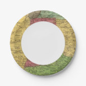 Western Staaten 2 Pappteller (Vorderseite)