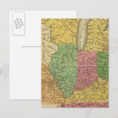 Western Staaten, Gebiete Postkarte (Vorne/Hinten)
