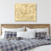 Western Staaten Leinwanddruck (Insitu (Schlafzimmer))