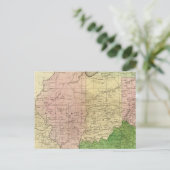 Western Staaten Olney Karte (Stehend Vorderseite)