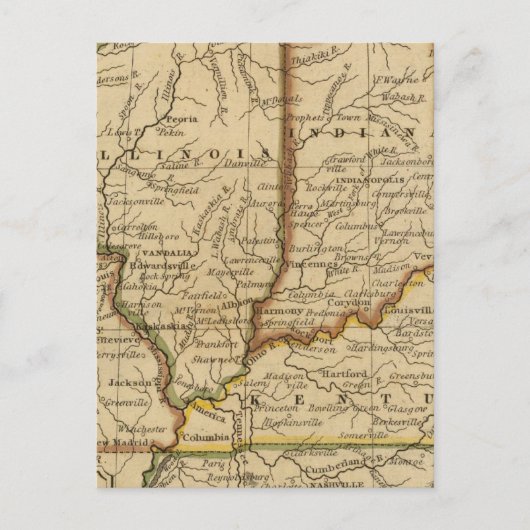 Western Staaten Postkarte (Vorderseite)