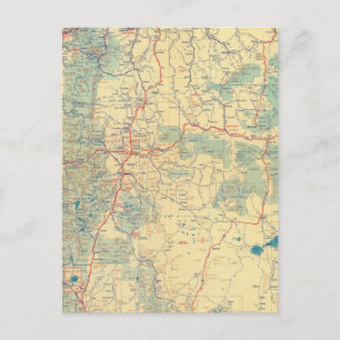 Western Staaten Roadmap Postkarte