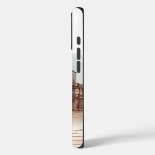 Western-Städtemädchen Case-Mate iPhone Hülle (Rückseite / Links)