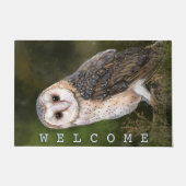 Western Stall Owl Doormat Fußmatte (Vorderseite)
