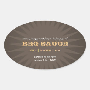 Western-Sternenklammer Ovaler Aufkleber