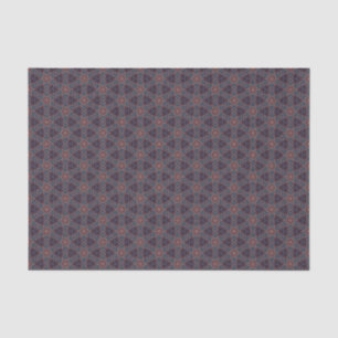 Western Sternexplosion Navy Burgundy geschossenes Seidenpapier