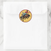 Western Sticker Rodeo Bronc Rider (Tasche)