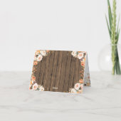 Western-Stiefel für Länder und Bubble-Faltkarte Dankeskarte (Rückseite)