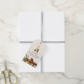 Western Stiefel und Bubbly Brautparty Geschenkanhänger (Mit Garn)