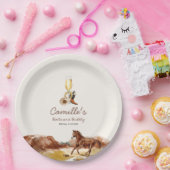 Western Stiefel und Bubbly Brautparty Pappteller (Party)