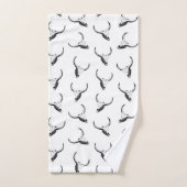 Western-Stier-Schädel Handtuch (Handtuch)