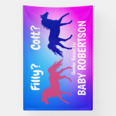 Western-Stil Banner (Vertikal)